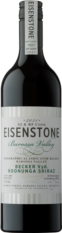 Shiraz 2021 Barossa Valley Eisenstone Becker Vineyard