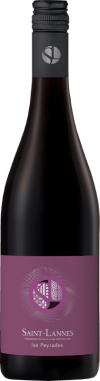 Tannat, Cab/Sauv/Merlot Blend  2021 Côtes de Gascogne Les Peyrades Domaine Saint-Lannes