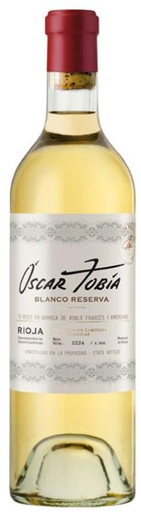 Rioja Reserva Blanco 2018 Rioja Alta Bodegas Tobía 