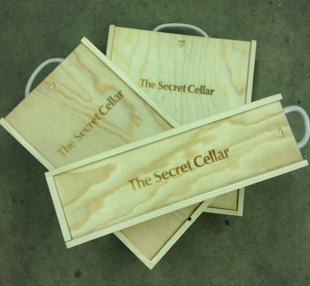6 Bottle Wooden Wine Box